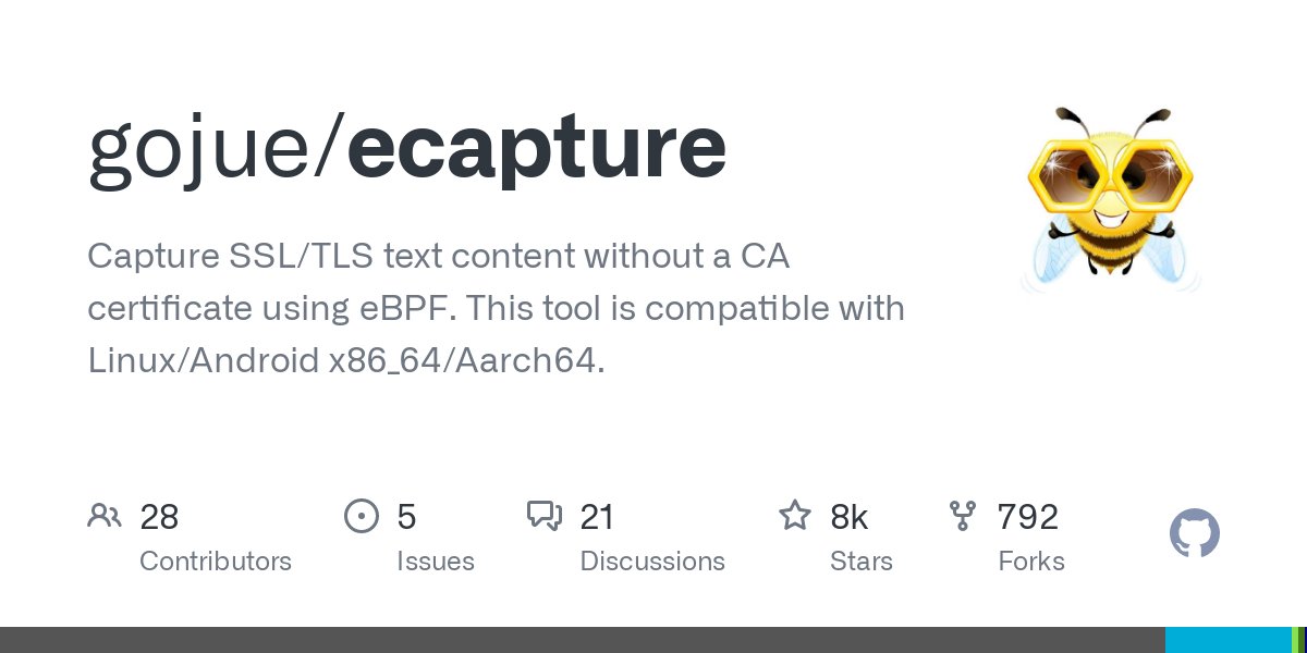 eCapture v0.7.3新版性能提升10倍，支持OpenSSL 3.2 – CFC4N的博客